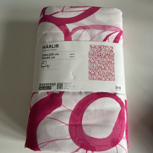 Ikea harlir white pink - ikea, double