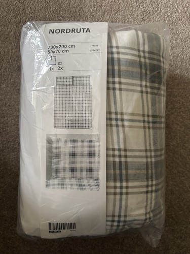 Ikea nordruta checked tartan - checked,