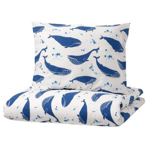 Ikea blavingad whale pattern - ikea,