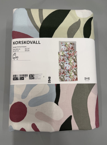 Ikea korskovall single duvet - single,