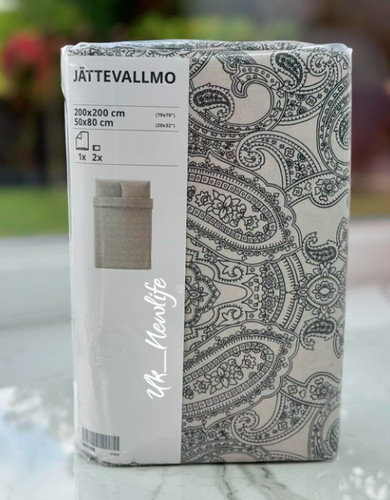 Ikea jattevallmo double duvet - jattevallmo,