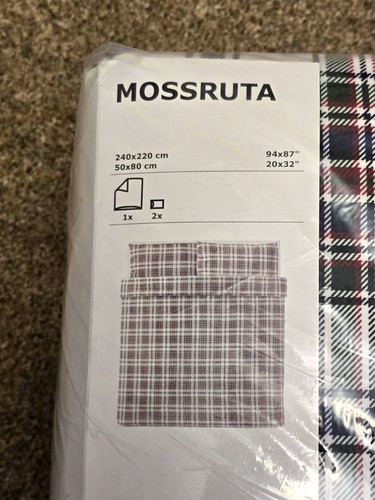 Ikea mossruta king size - ikea,