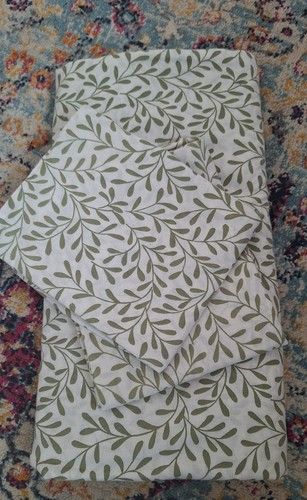 Ikea double duvet set green - double, x2