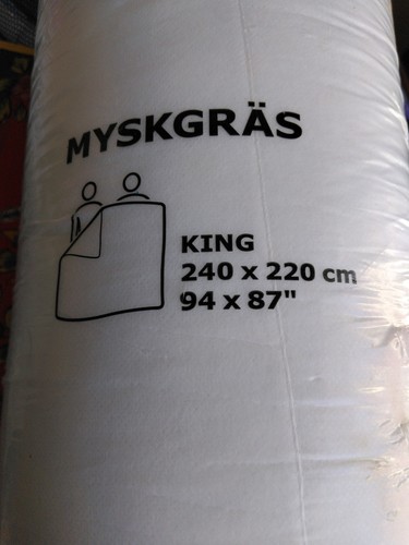 Ikea myskgras king - ikea, duvet